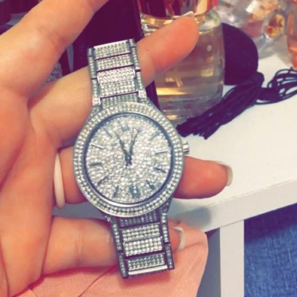 MK SILVER WATCH